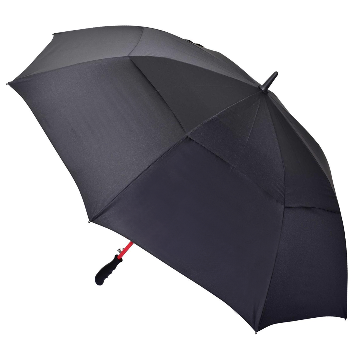 CUSTOM BRANDED - STORMPROOF CYCLONE®️ - Heavy Duty Storm Umbrella With Double Layer Wind Vent System, Wind Proof Fibreglass Frame - Auto-Open Push Button Feature