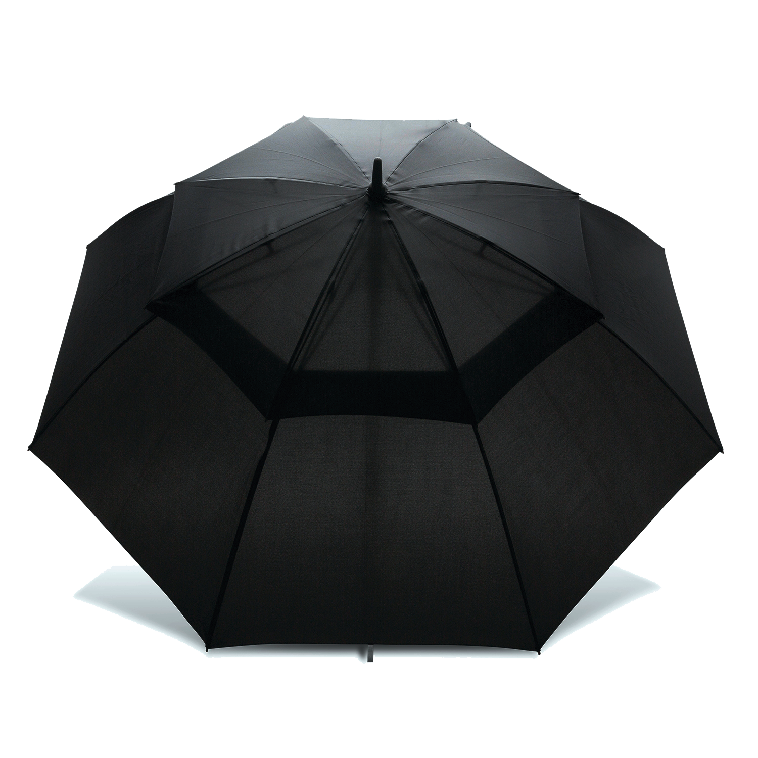 SWISS PEAK®️ TORNADO XL - Heavy Duty Storm Umbrella With Double Layer Wind Vent System, Wind Proof Fibreglass Frame - Auto-Open Push Button Feature