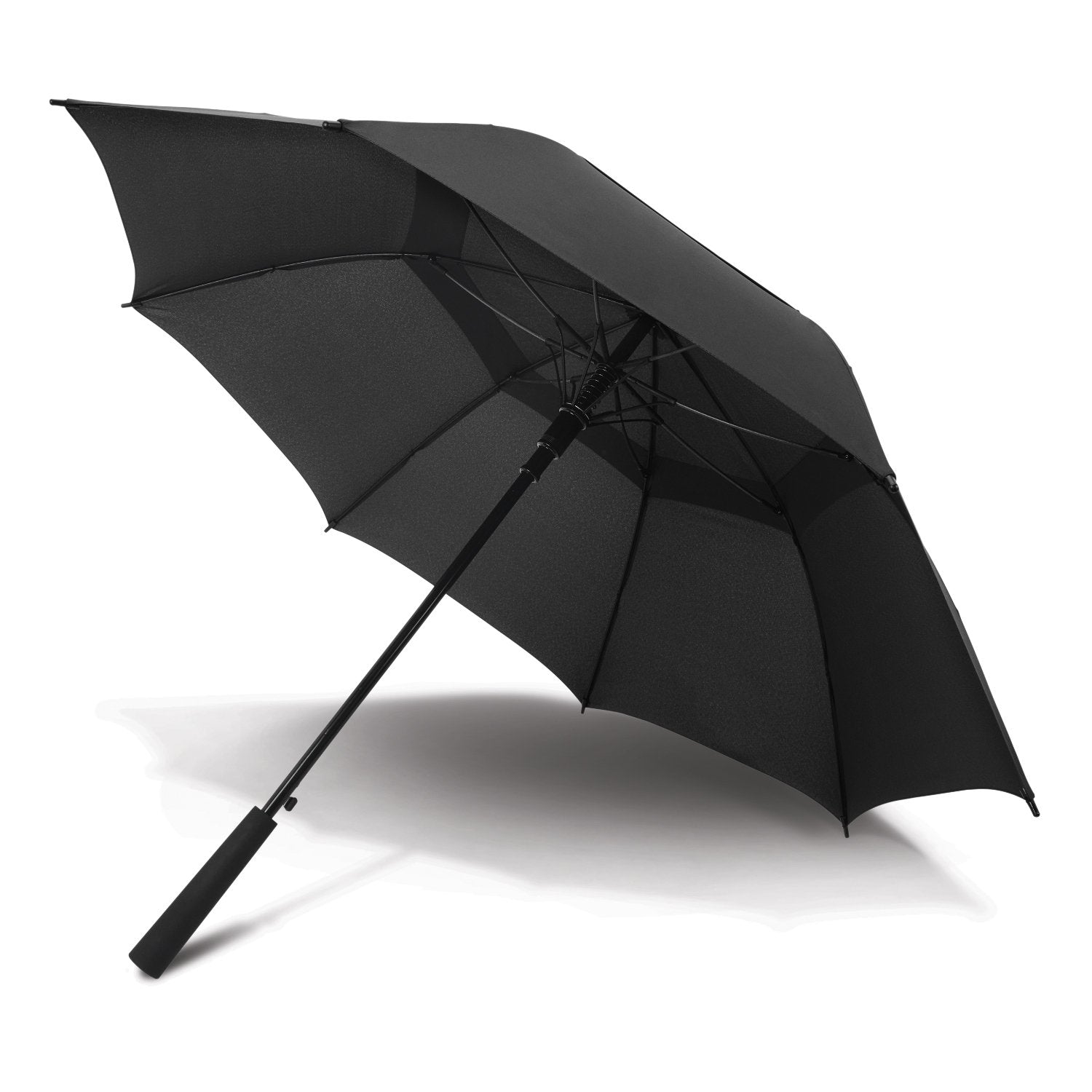 SWISS-PEAK®️-tornado-heavy-duty-storm-proof-canopy-wind-proof-umbrella-windproof-fibreglass-auto-open-black-2