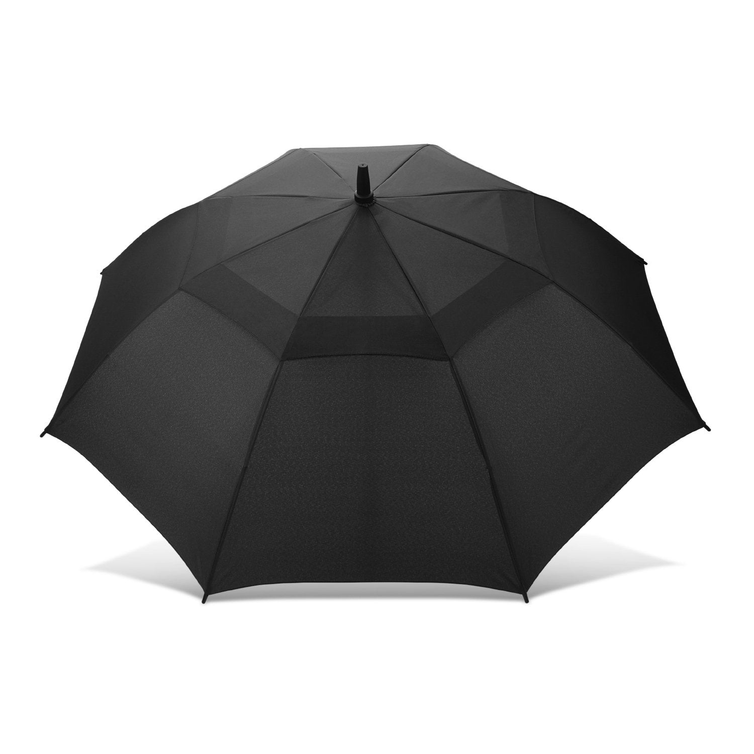 SWISS-PEAK®️-tornado-heavy-duty-storm-proof-canopy-wind-proof-umbrella-windproof-fibreglass-auto-open-black-3
