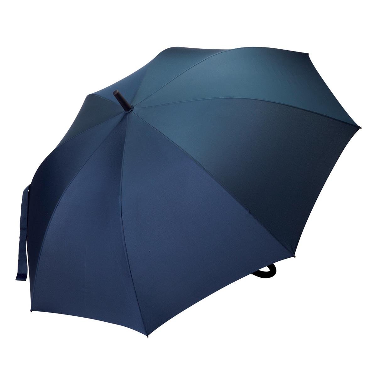 Umbra®️-corporate-hook-u-hook-curved-handle-umbrella-wind-resistant-frame-fibreglass-shaft-hybrid-frame-auto-open-premium-rubberised-hook-handle-navy