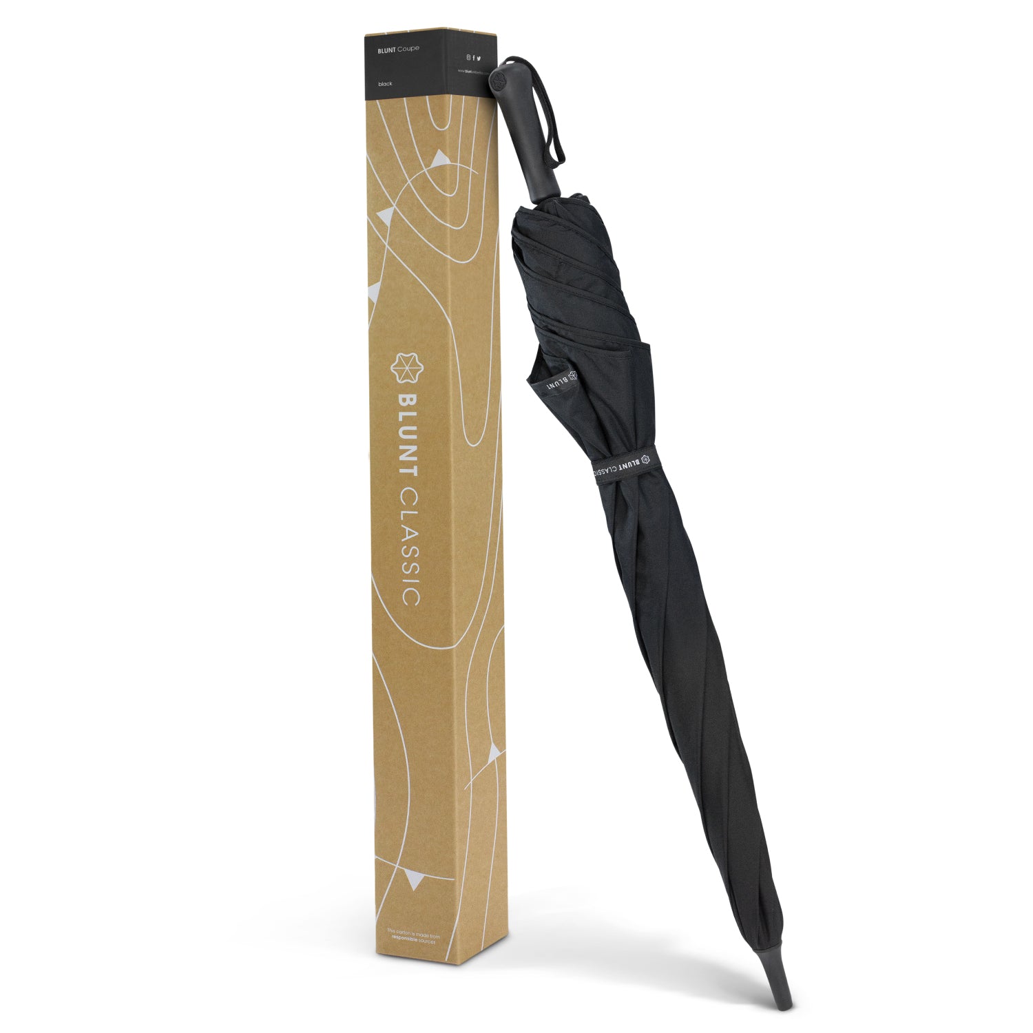 BLUNT®️ Classic Umbrella - The traditional umbrella re-imagined - With Wind Proof Frame - 2 Year Manufacturers Warranty