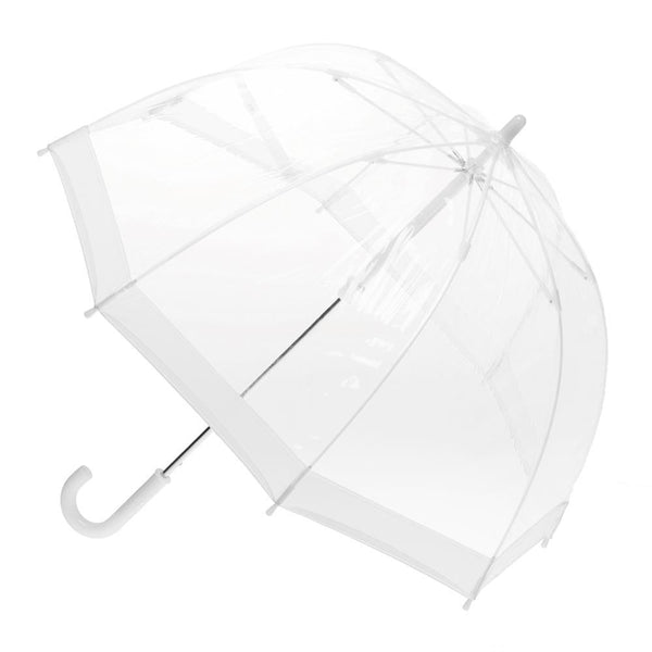 CLIFTON KIDS Kid Friendly Umbrella Clear Umbrella With White Border
