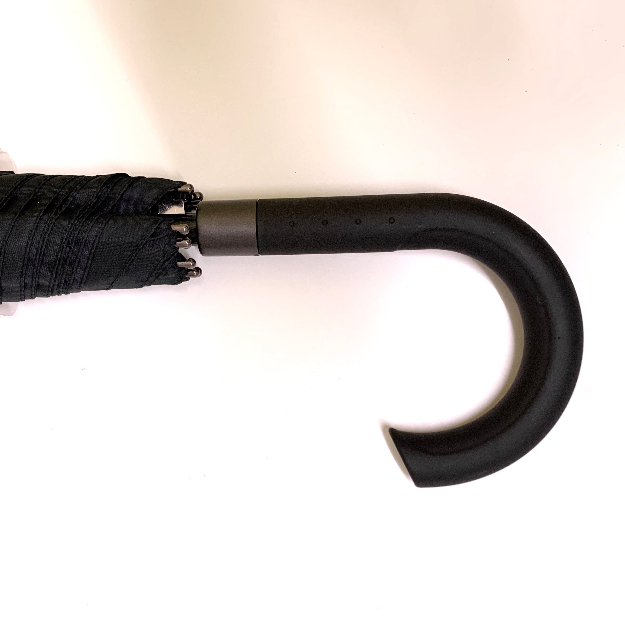 UMBRA®️ Corporate Hook Umbrella With Wind Resistant Frame, Fibreglass Shaft With Auto-Open Push Button Feature - Premium Rubberised Hook Handle