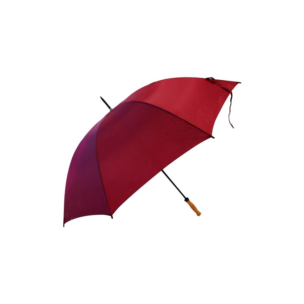 CLASSIC®️-umbrella-personal-umbrella-golf-umbrella-wood-handle-burgundy