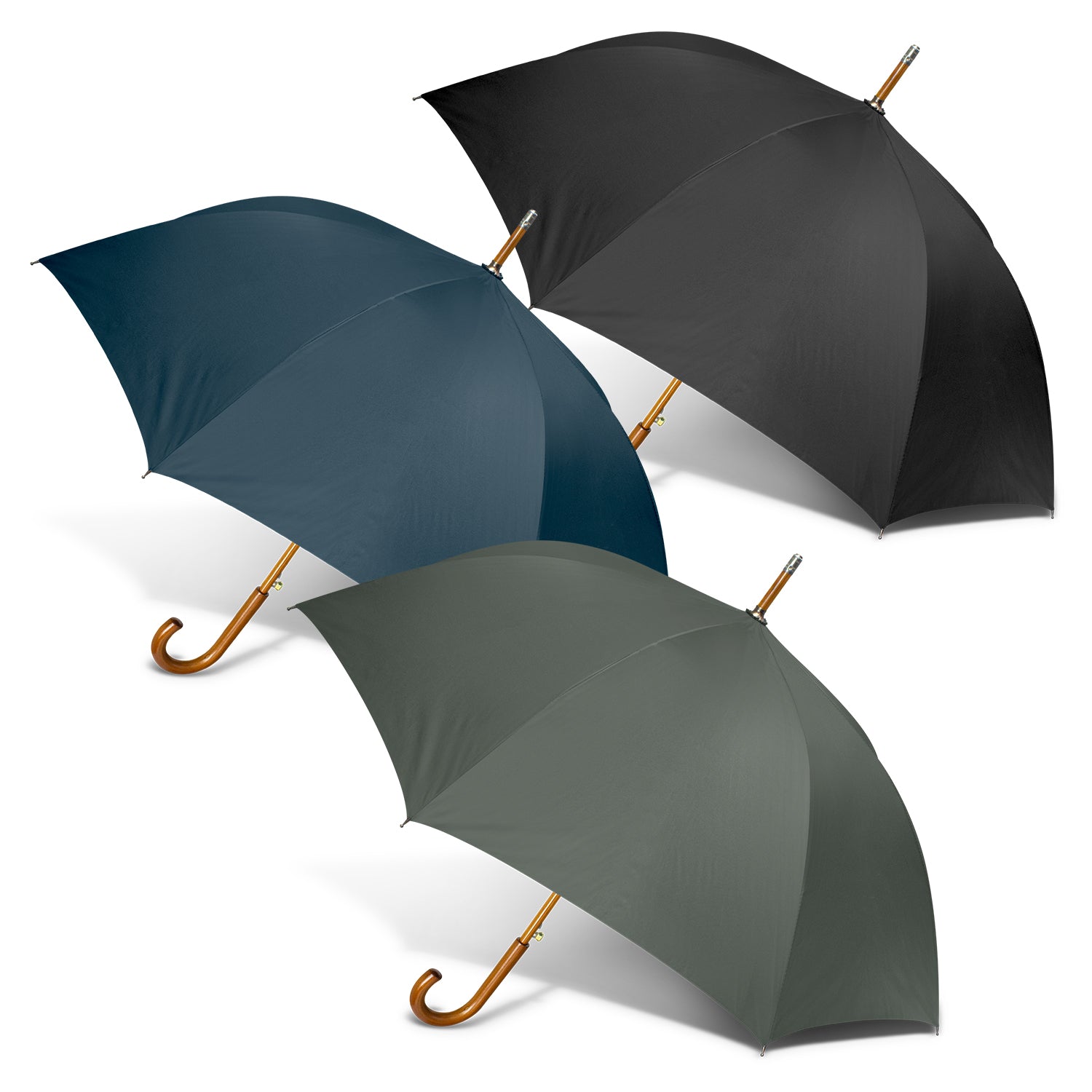 PEROS-Boutique-Umbrella-wooden-hook-handle-wooden-shaft-umbrella-all-colours