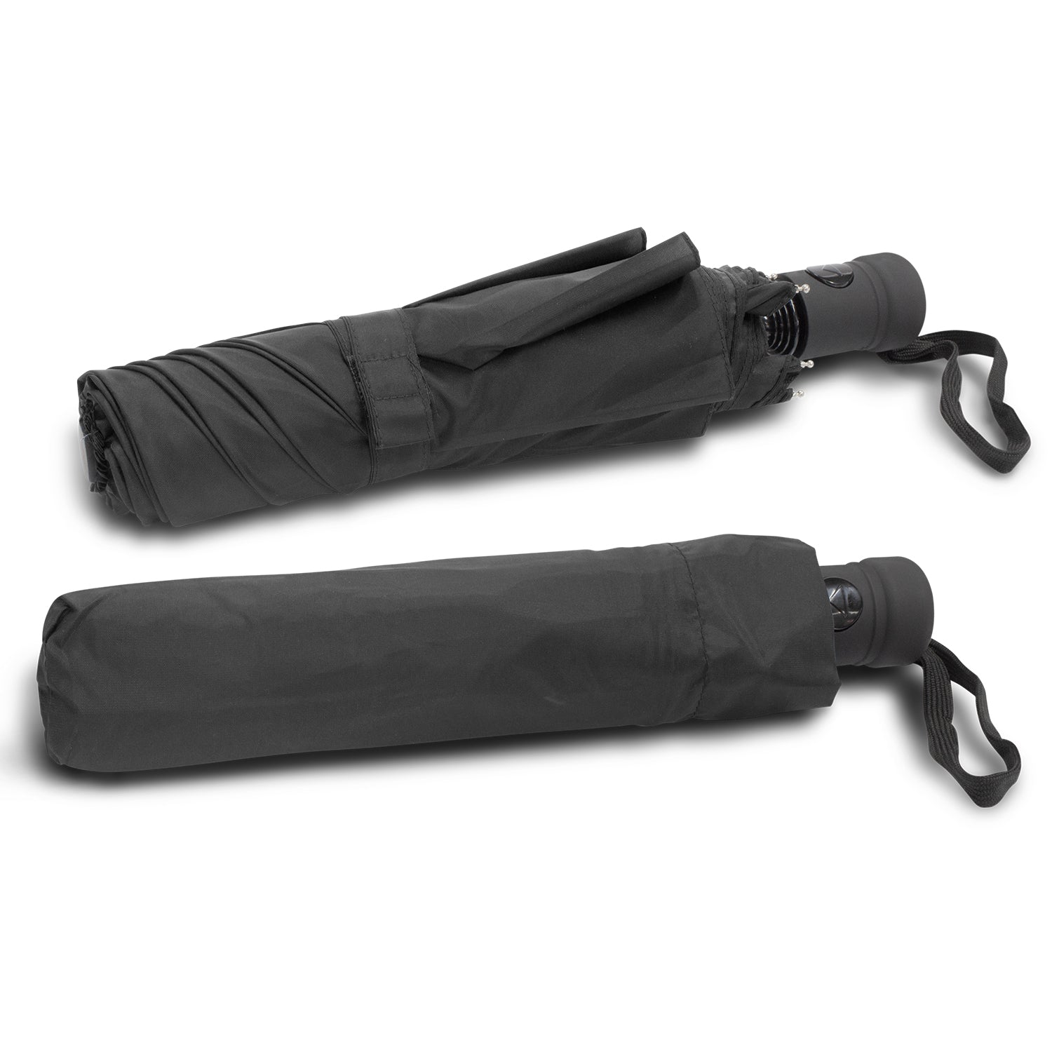 PEROS®️ TRI-FOLD COMPACT - Premium Compact Travel Umbrella with Robust Steel & Fibreglass Frame, Strong 3-Section Steel Shaft - Auto Open