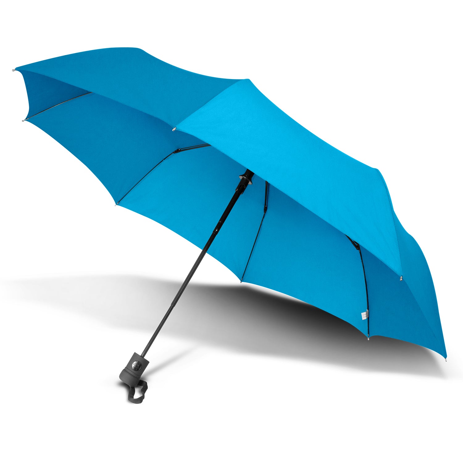 PEROS-TRI-FOLD-COMPACT-Umbrella-Compact-Travel-Umbrella-collapsible-steel-shaft-sky-blue