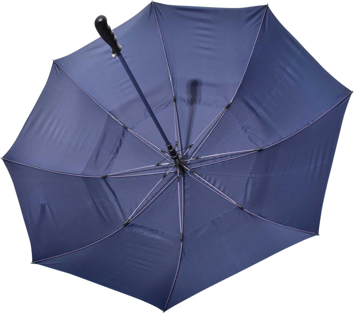 CUSTOM BRANDED - STORMPROOF CYCLONE®️ - Heavy Duty Storm Umbrella With Double Layer Wind Vent System, Wind Proof Fibreglass Frame - Auto-Open Push Button Feature