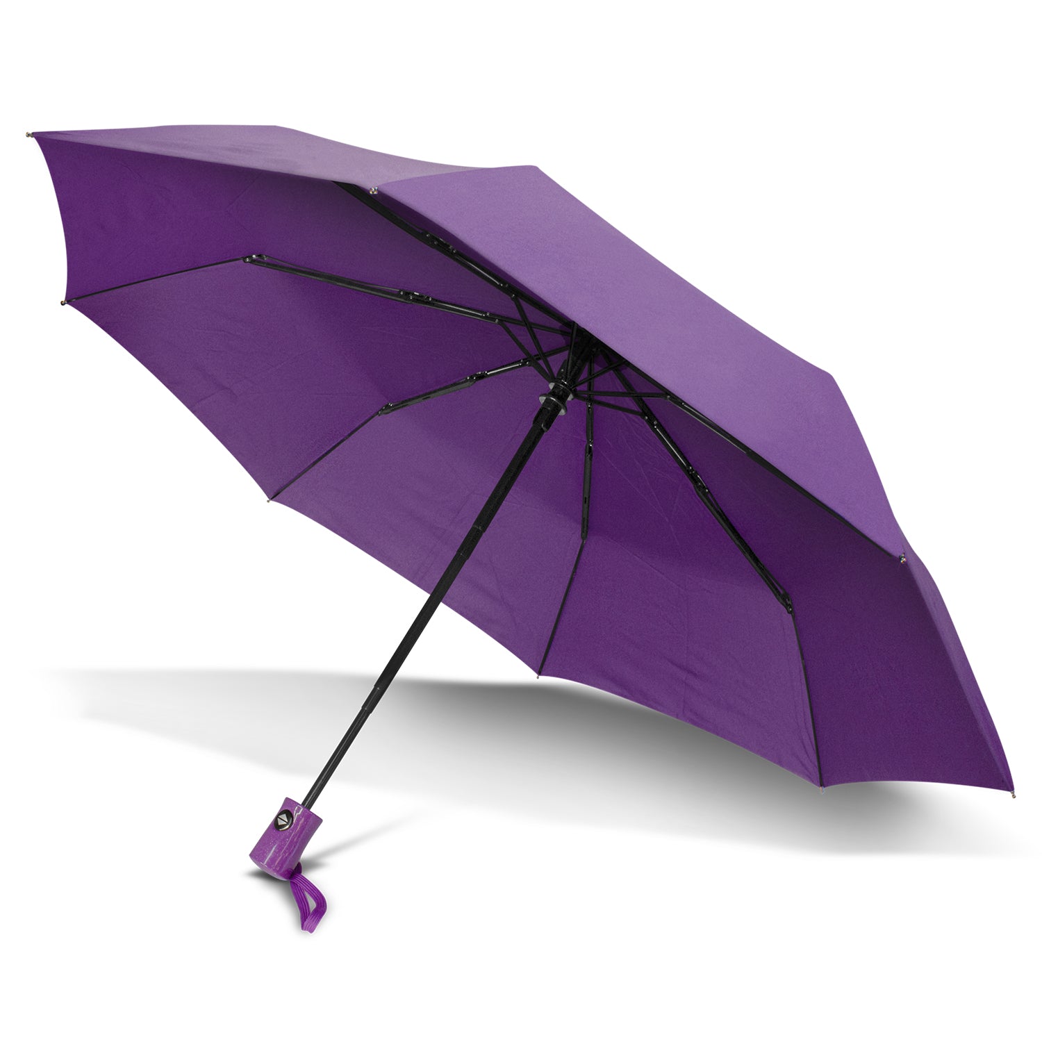 STORM PROOF ULTIMATE COMPACT RAINDROP®️ Premium Collapsible Umbrella, Heavy Duty Steel Frame, Textured Raindrop Finish Handle -SMART Auto Open & Close