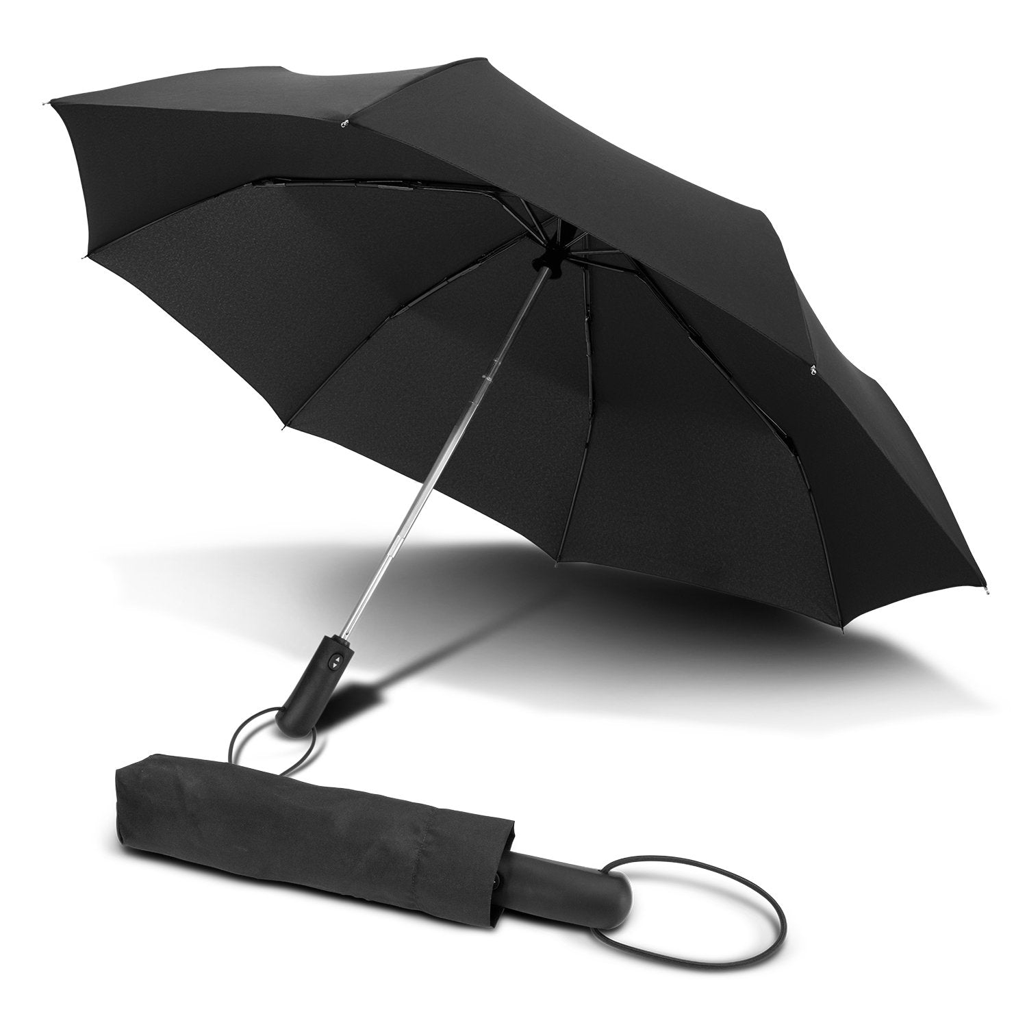 STORM-PROOF®️-premium-compact-umbrella-smart-auto-close-open-black