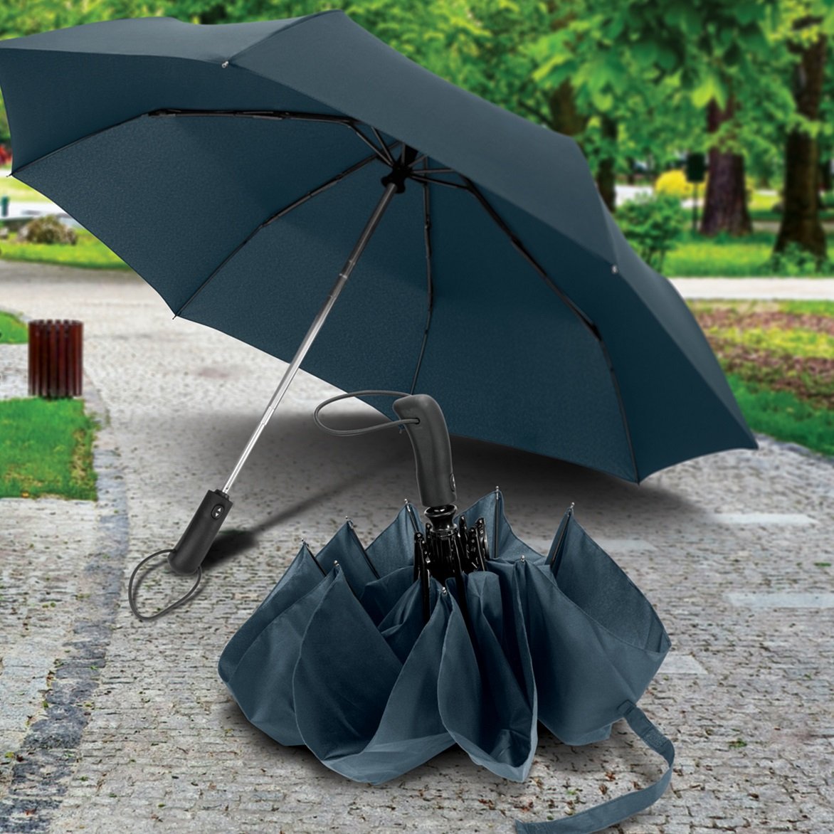 STORM-PROOF®️-premium-compact-umbrella-smart-auto-close-open-navy-2