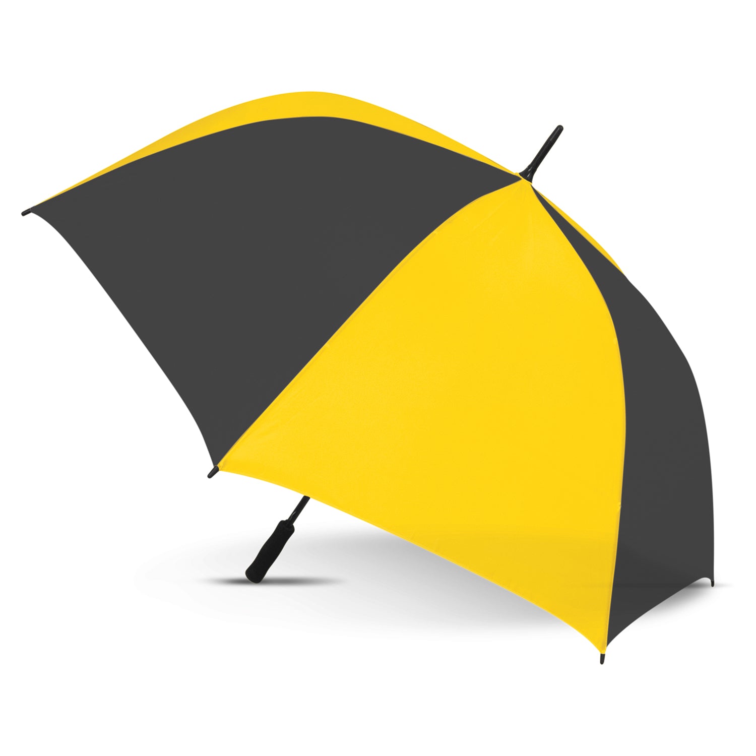 STORM-PROOF®️-premium-sports-umbrella-auto-open-black-and-yellow-umbrella