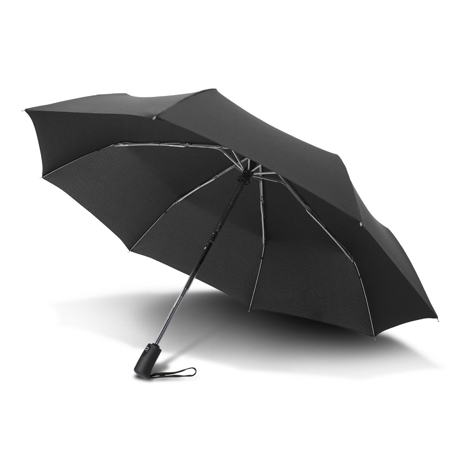 SWISS PEAK®️-inverted-fold-premium-compact-umbrella-smart-auto-close-auto-open-black-2