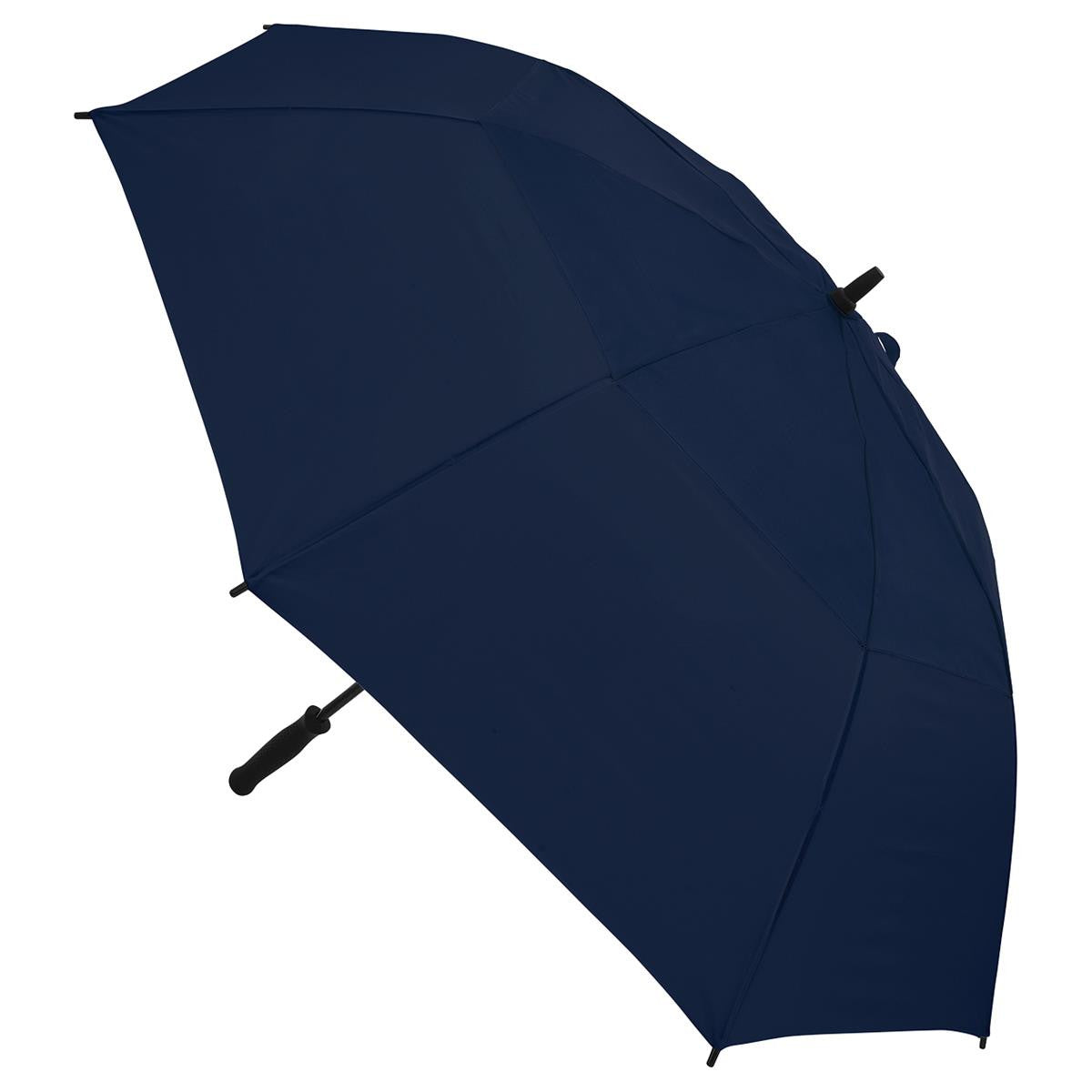 UMBRA®️ Sovereign - Heavy Duty Sports Umbrella With Double Layer Wind/Vent System, Superior Pongee Fabric - Auto-Open Push Button Feature