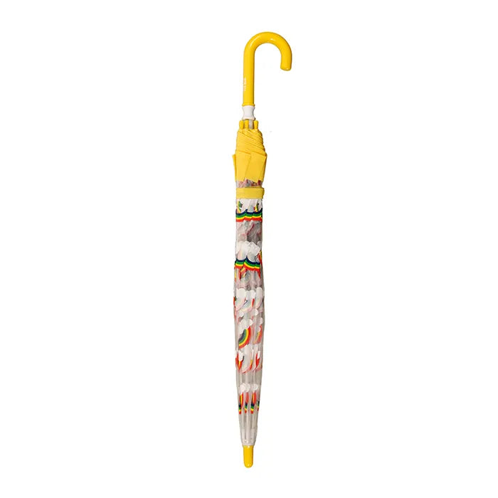 CLIFTON®️ KIDS - Kid Friendly Umbrella - Clear Rainbow Design Umbrella