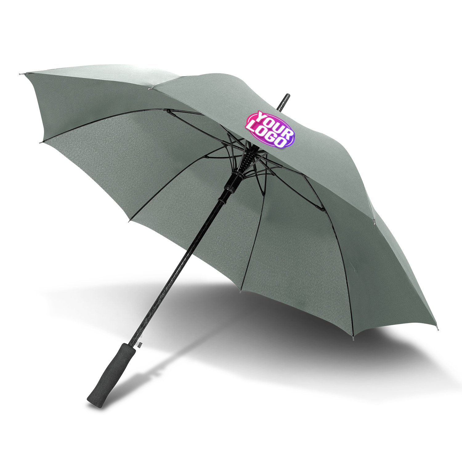 CUSTOM BRANDED - STORMPROOF ULTIMATE®️ Heavy Duty Personal Umbrella With Windproof Fibreglass Frame and Fibreglass Shaft - Premium Automatic Opening