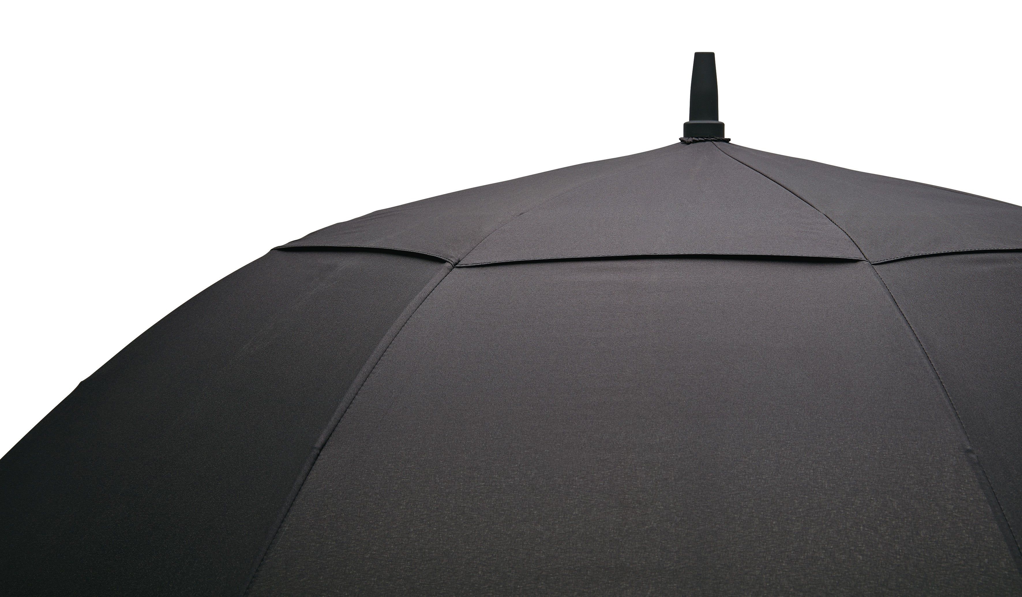 SWISS PEAK®️ TORNADO Heavy Duty Umbrella With Double Layer Wind Vent System, Wind Proof Fibreglass Frame - Auto-Open Push Button Feature